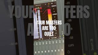Your masters are too quiet. #musicstudios #musicproducer #audioengineering #audiomixing #mastering