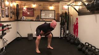 Devil Presses with Kettlebells