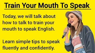 Train Your Mouth to Speak || Graded Reader || Improve Your English Fluency ✅️