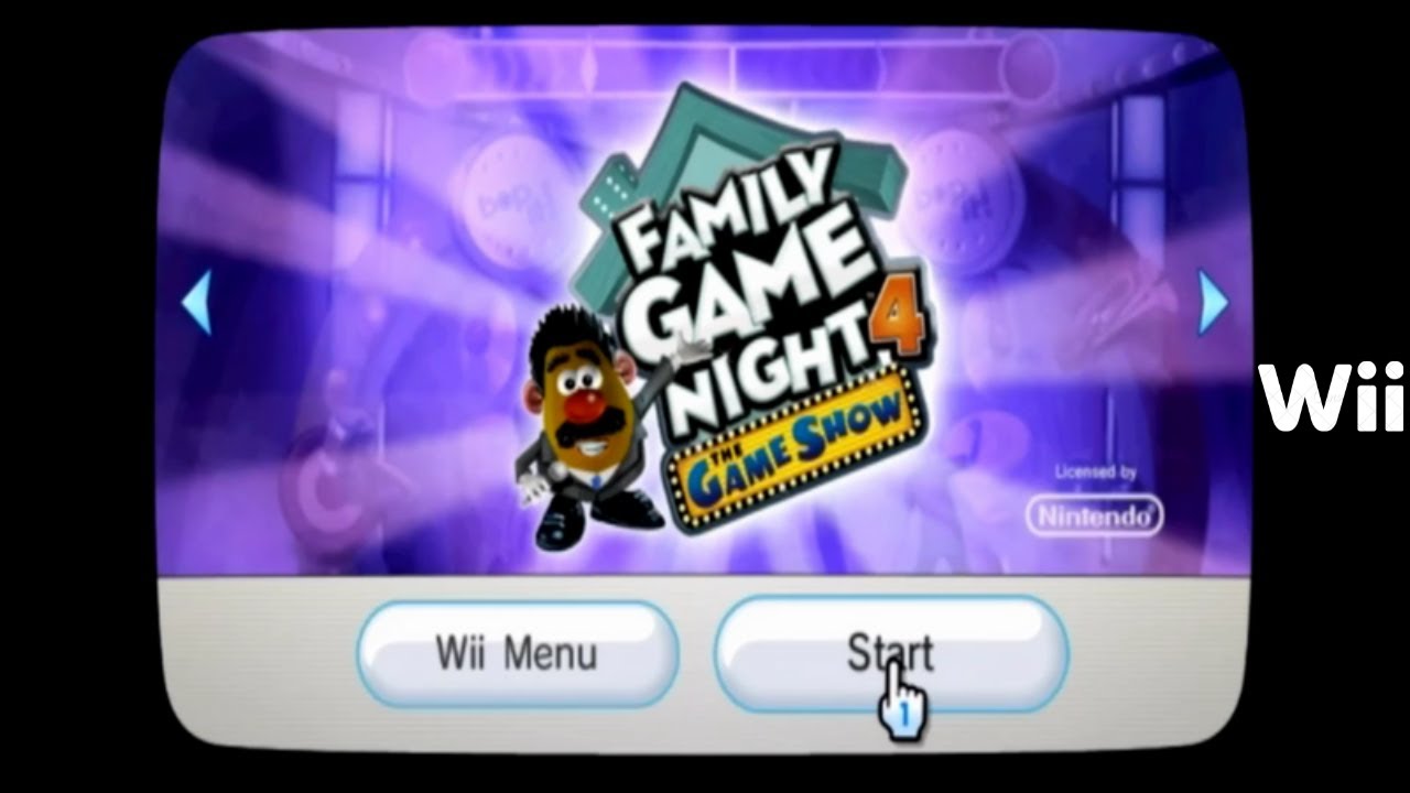 (Nintendo Wii) HASBRO FAMILY GAME NIGHT 4: THE GAME SHOW - ALL GAMES