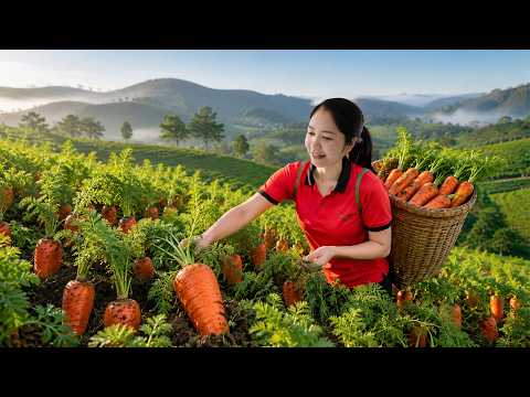 79 Hours Harvesting Carrots to Sell to Locals | From the Mountains to the Market
