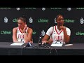 Serah Williams and Bridget Carleton | Postgame Presser | vs Connecticut Sun | July 14th, 2026