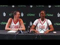 Serah Williams and Bridget Carleton | Postgame Presser | vs Connecticut Sun | July 14th, 2026