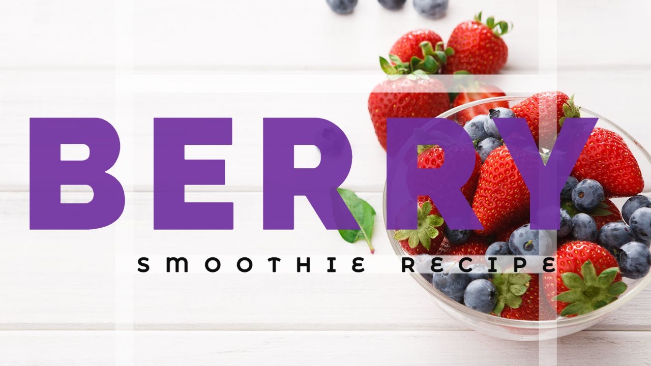 Antioxidant Breakfast Berry Smoothie YouTube