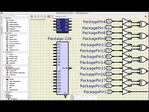 SimulIDE 0.4.14-SR1 : Fixing an IC package.