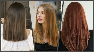 #trendy#stunning#best straight hair ideas for girls and womens 2024