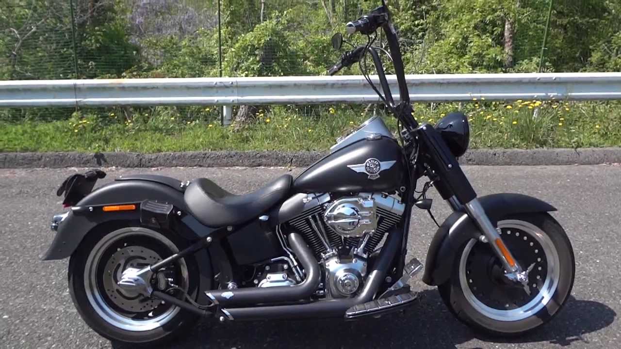 2012 Harley Davidson FATBOY LO VANCE HINES Short Shot 