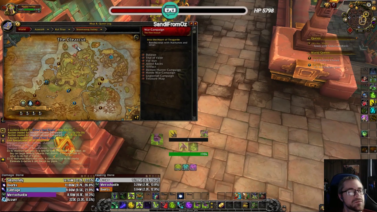 🔶🔵🔶 Pugging  Mythic+ Keys On All My Toons for Titan Residuum