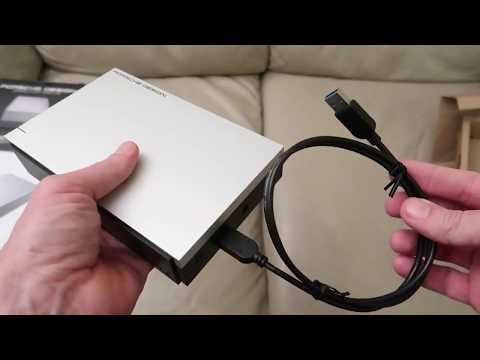 LaCie Porsche Design 8TB External Hard Drive for PC and Mac - Light Grey  unboxing - YouTube