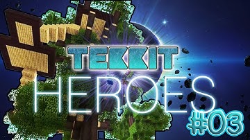 Tekkit Heroes - How to build amazing tree house - Multi level, floors and more