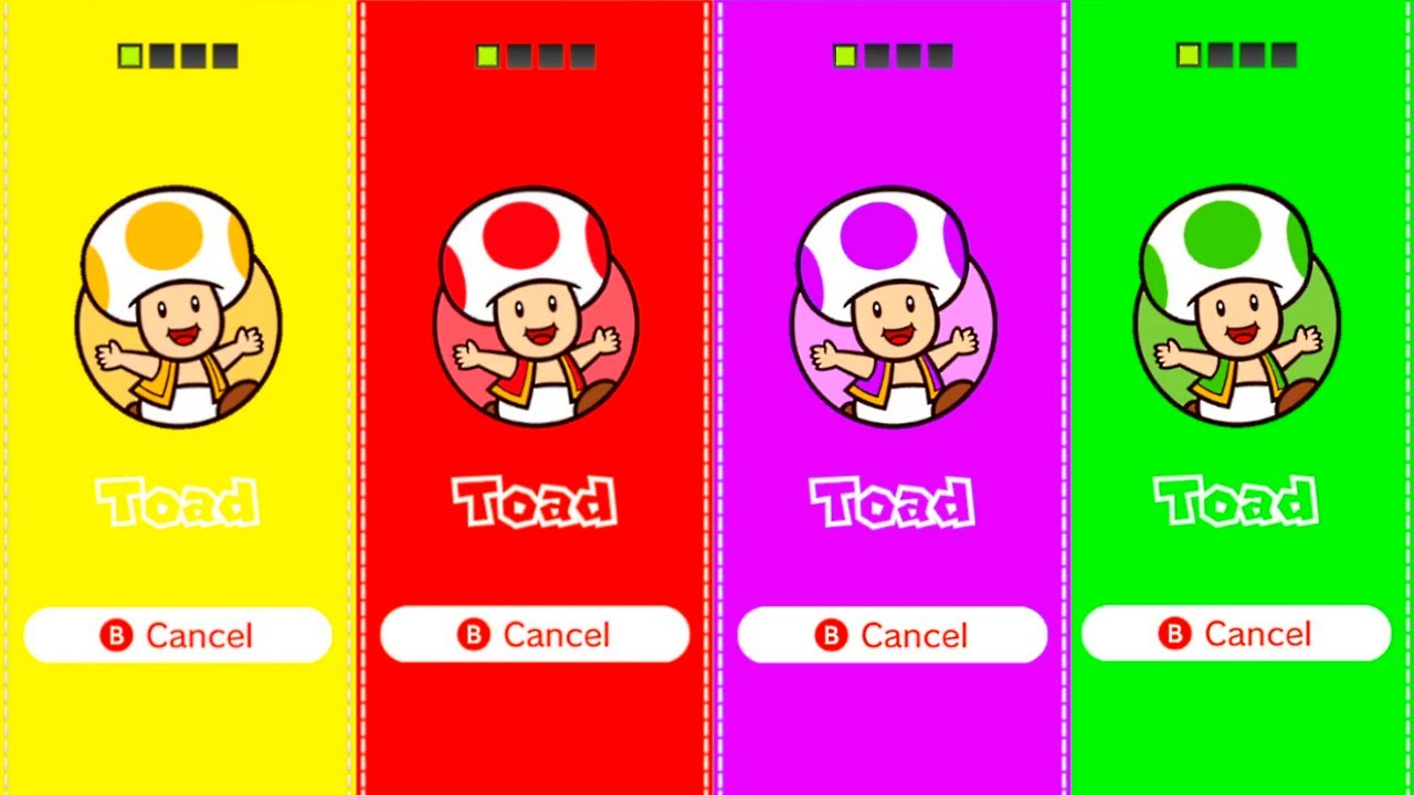 Super Mario 3D World Bowser s Fury All Toad Colors YouTube Super Mario 3D World Bowser s Fury All Toad Colors YouTube