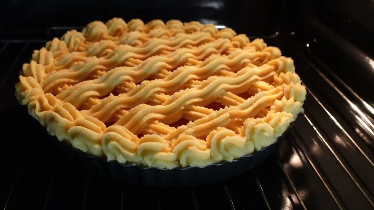 Crostata DI PASTA FROLLA MONTATA sofficissima con cuore cremoso si scioglie in bocca FACILE E VELOCE
