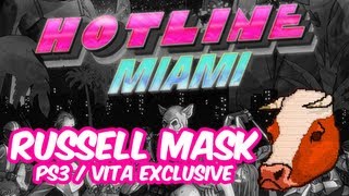 Hotline Miami - Russell - PS3 PS4 VITA Exclusive Mask