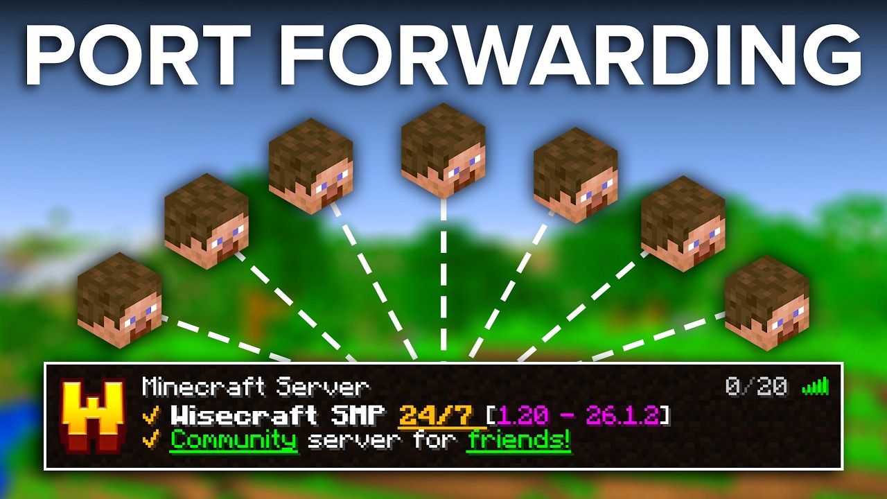 How To Port Forward A Minecraft Server (2026) - YouTube