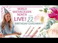 It S My Birthday Day 22 31 Days Of Watercolour Practice Blending Techniques And GIVEAWAYS It S My Birthday Day 22 31 Days Of Watercolour Practice Blending Techniques And GIVEAWAYS