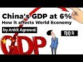 China's GDP growth slows to 6% slowest in 27 years, Impact of US China trade war on Chinese Economy