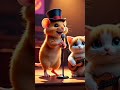 فأر يغني والقطة تعزف له Cat Funny Cute Shortsvideo Shorts 