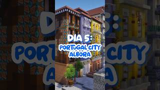 Cidade inspirada em Portugal 🇵🇹 Portugal City Minecraft Dia 5 - Ribeira do Porto pt. 3