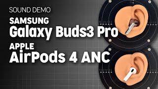 Samsung Galaxy Buds3 Pro Vs Apple Airpods 4 Anc  Sound Demo