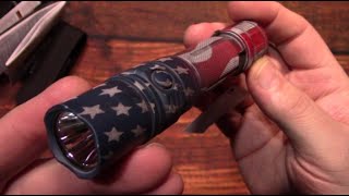 fenix elite cerakote flashlight series C7 Custom Engraved Work OD Green C port for faster and safer charging Fenix TK25R Tactical Flashlight -