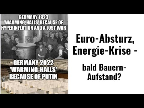Euro-Absturz, Energie-Krise - bald Bauern-Aufstand? Marktgeflüster