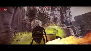 Evolve Gorgon making a nest just for the hunters stage 2