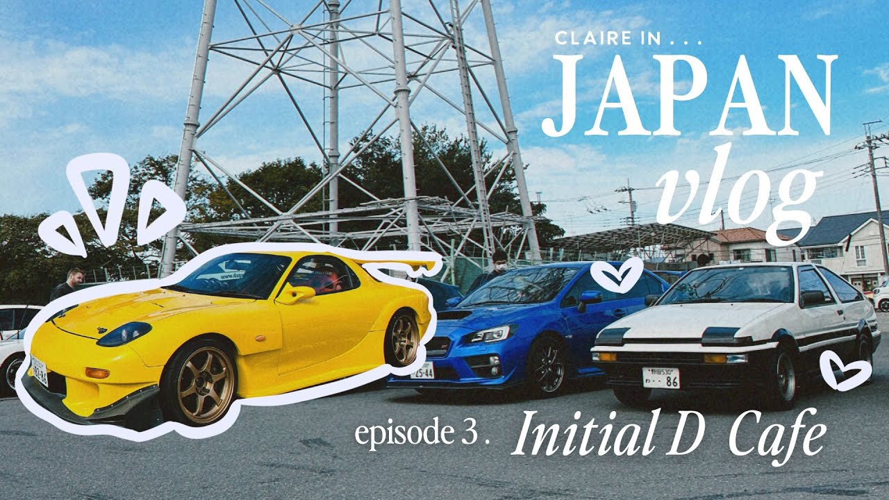 Driving to D’z Racing Cafe Garage in a Japanese Car ⋮ Initial D + Shibuya Sky [Japan Vlog]