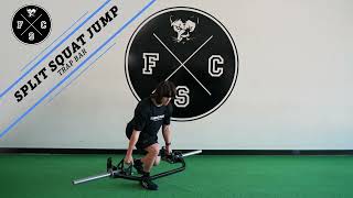 Split Squat Jump Trap Bar