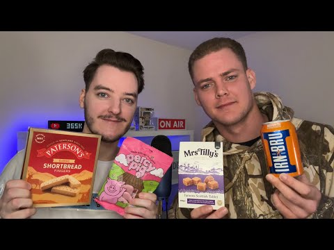 [ASMR] Australian Tries Scottish Snacks