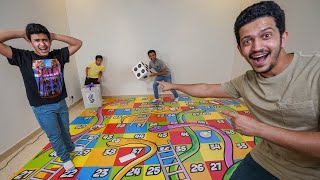 تحدي السلّم والثعبان 🐍 أقوى هدية !