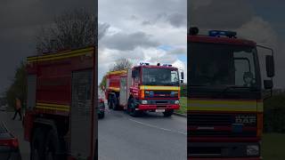 Clay Cross Water Carrier battles traffic responding to fire - Derbyshire Fire &amp; Rescue Service