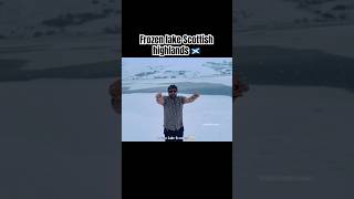 frozen lakes Scottish Highlands ❄️🏔️…#explorewith_sainath #wintervibes #frozenlake #inverness #uk