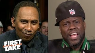 Kevin Hart demands respect from Stephen A.: I could've gone to the NBA, I got 4 MVPs! | First Take