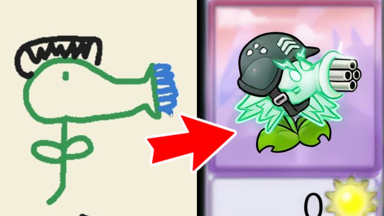 TÔI CÓ THỂ VẼ BẤT CỨ THỰC VẬT NÀO TÔI MUỐN | Plants Vs Zombies