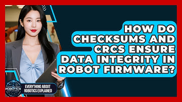 How Do Checksums And CRCs Ensure Data Integrity In Robot Firmware?
