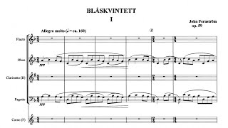 John Fernström: Wind Quintet, Op. 59 (1943)