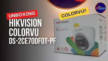 Unboxing HIKVISION COLORVU DS-2CE70DF0T-PF
