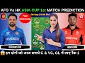 AFG vs HK Today Match Prediction | Afghanistan vs Hong Kong Asia Cup 2025 1st T20 Match Dream11 Team