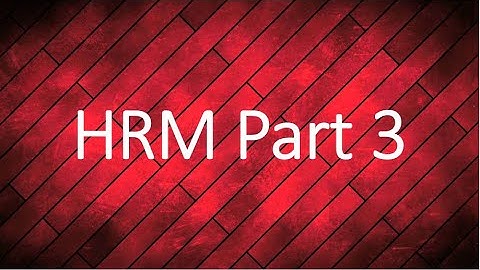 Human Resource Management Sinhalen Part 3