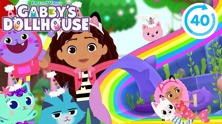 40 Minutes of Gabby's Favorite Adventures! 😻 Crafts, Mermaids, Parties and More! | GABBY'S DOLLHOUSE