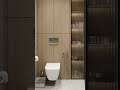 Modern Wood Bathroom Reveal | Ceramic Wall Hung Toilet with Quiet Powerful Flush