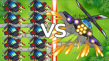 Can 10 Apache Dartships Beat 1 Apache Prime? (Bloons TD 6)