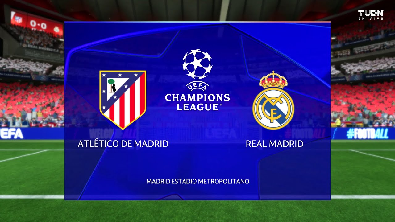 ATLÉTICO DE MADRID VS REAL MADRID SIMULACIÓN OCTAVOS DE FINAL VUELTA ...