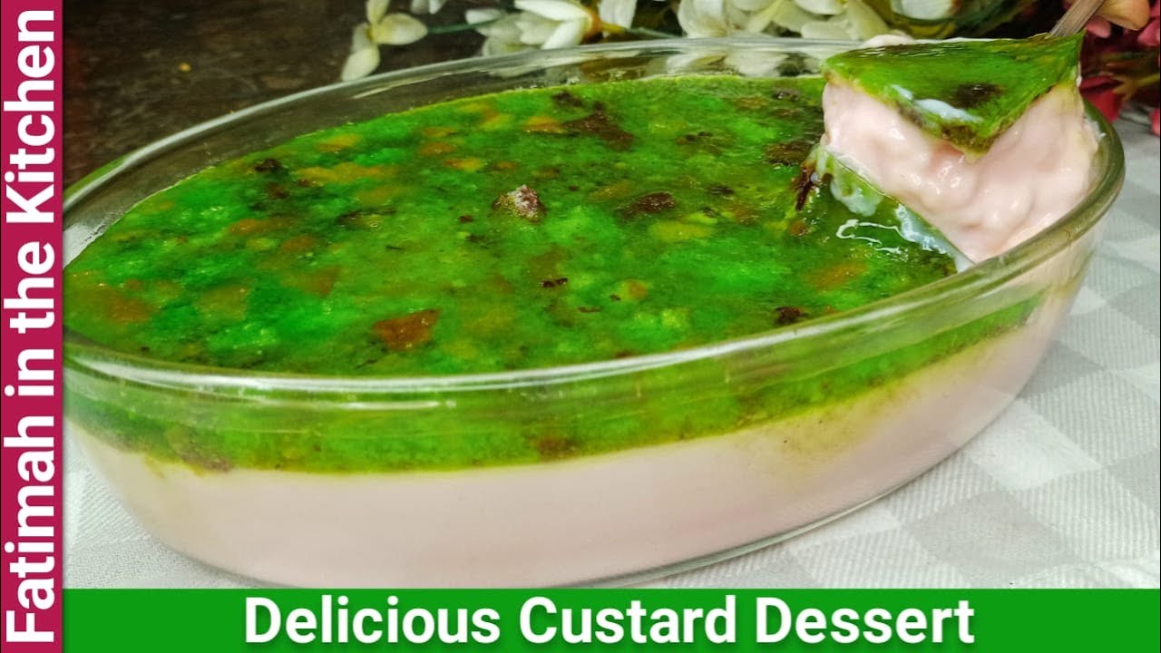 Custard Desert Recipe | Easy & Simple Custard Dessert | Delicious Custard Recipe