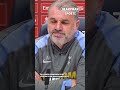 'There was TOADS we had to remove from the pitch! We ended up play MAN UNITED!' | Ange Postecoglou
