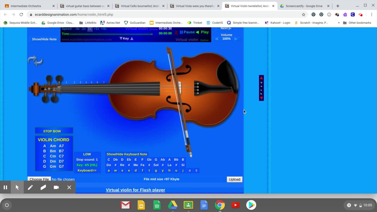 Virtual Violin - YouTube