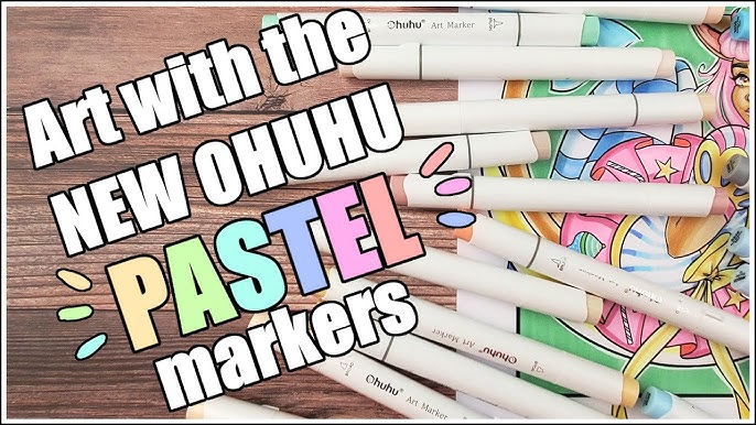 My thoughts on the OHUHU 'PASTEL' brush markers! 