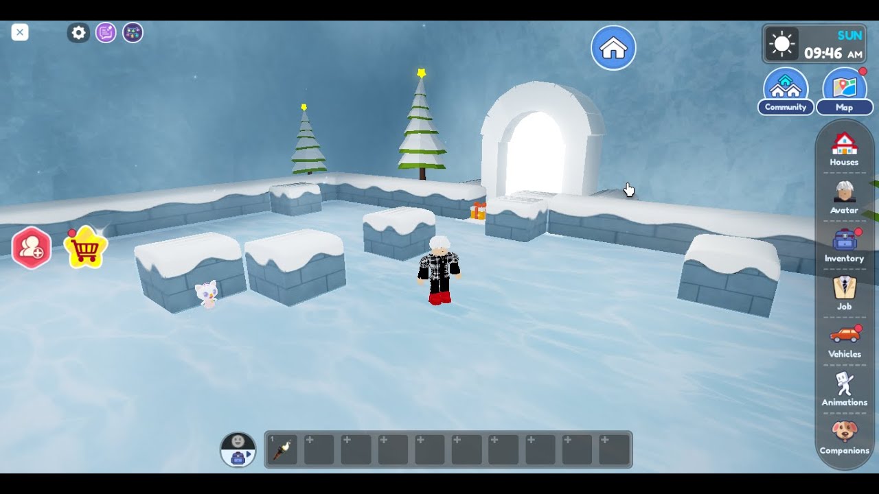 Igloo house in Livetopia! Roblox YouTube