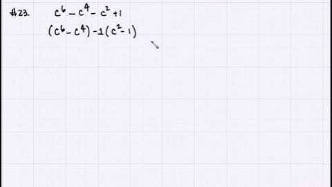 How to Factor by Grouping - Algebra 1 Tutorial