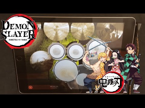 lisa「gurenge」demon-slayer-|-kimetsu-no-yaiba-op-full-(ipad-drum-cover)
